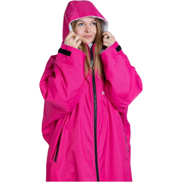 2026 Dryrobe Advance Albornoz De Manga Larga DALSV3 - Pink / Gris Claro